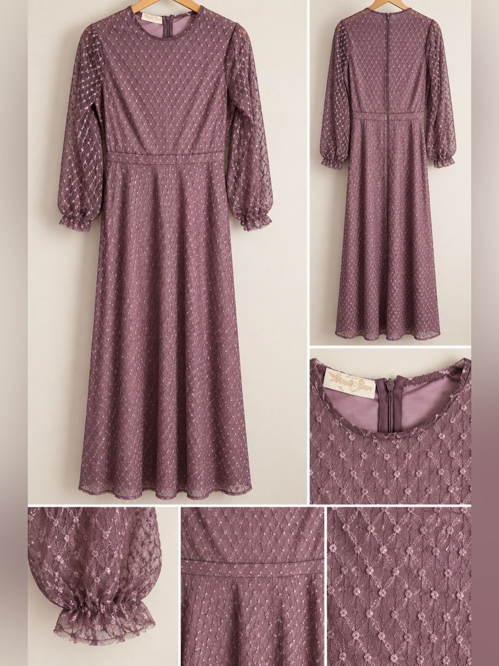 Modest occasion dress vintage inspired coquette fashion